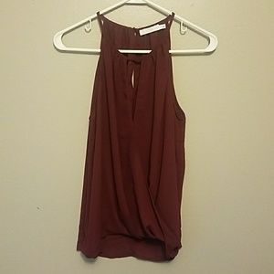 NWOT Maroon Tank